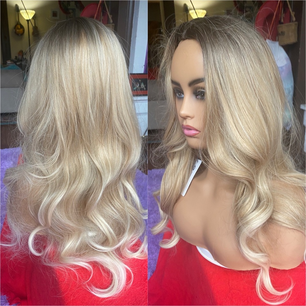 Hollywood classic blonde wig